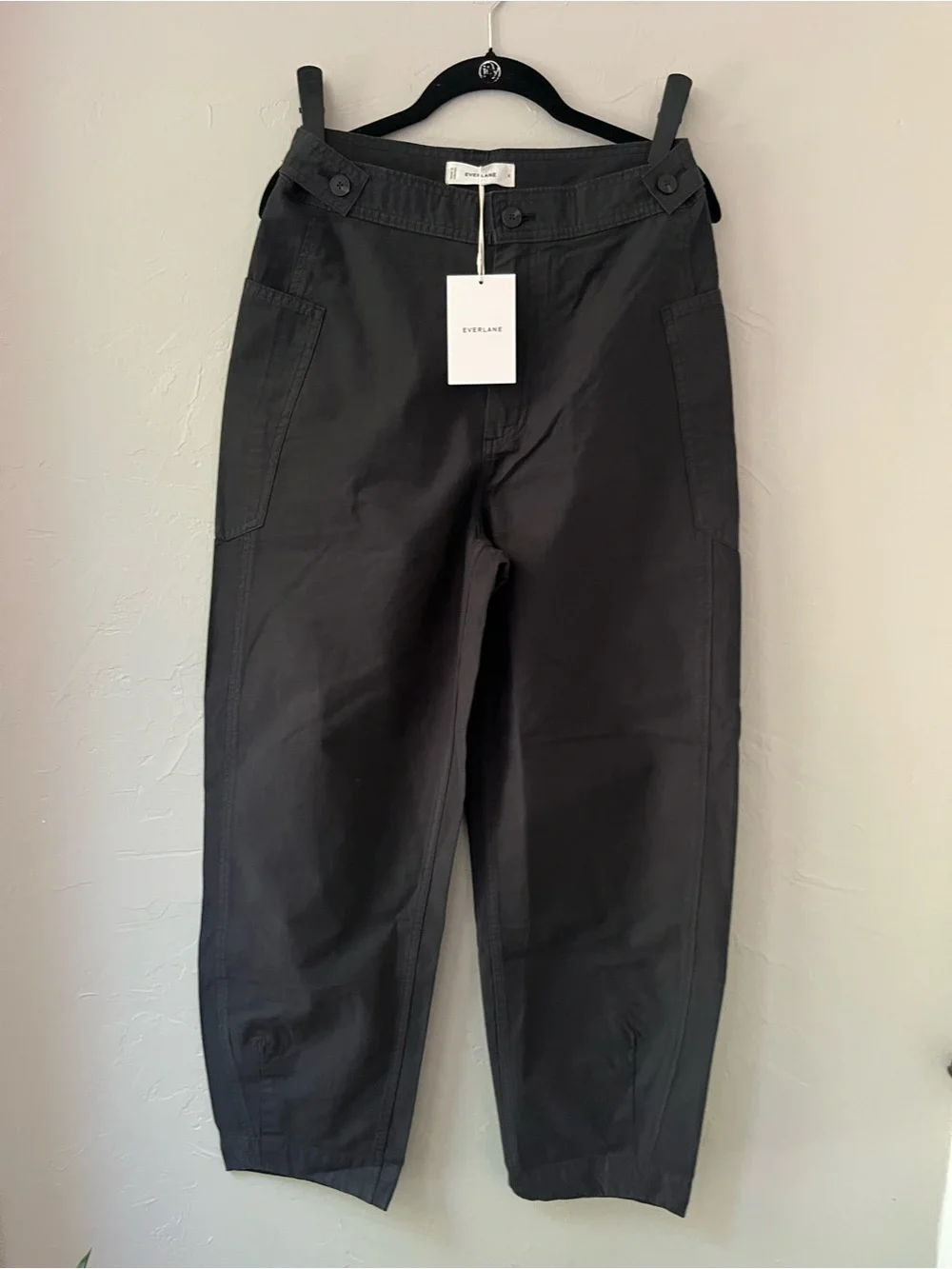 🖤EVERLANE THE FATIGUE BARREL PANTS IN BLACK 6